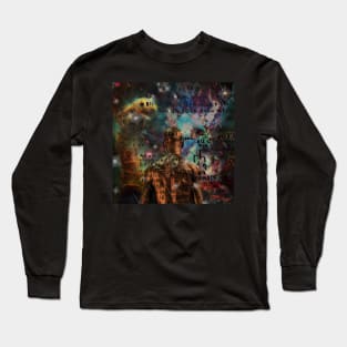 Droid in spiritual scene Long Sleeve T-Shirt